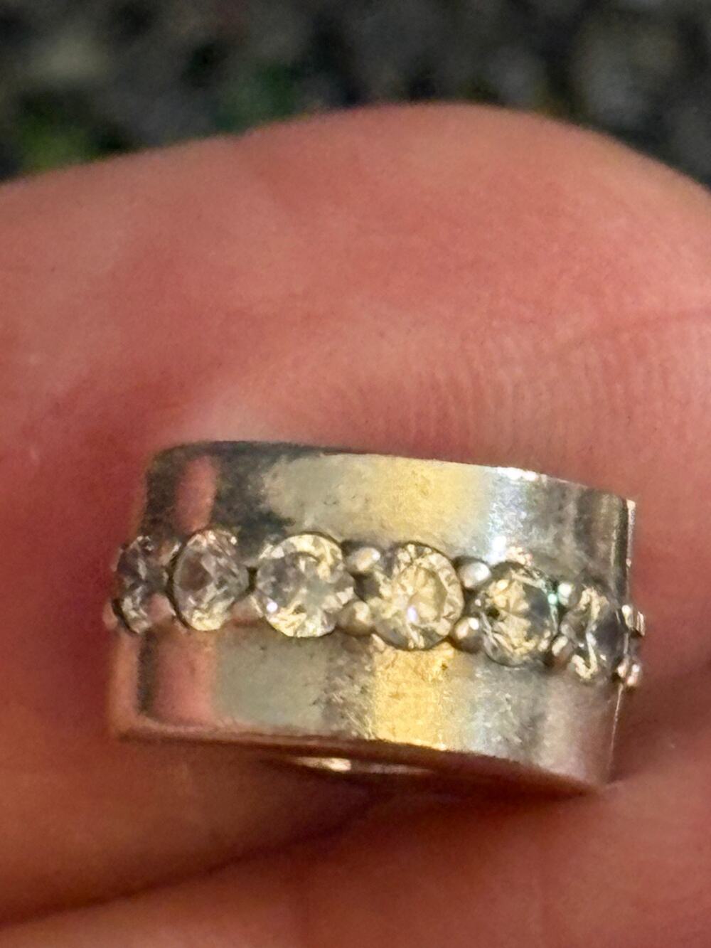 Pandora ALE 925 Sterling Silver Clear CZ Clip Charm Hinged